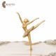 Handmade Resin & Glass Table Decor with a ballerina design