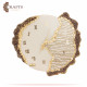 Handmade Multi-Color Wood & Resin Wall Clock Handmade Multi-Color Wood & Resin Wall Clock