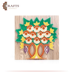 String Art Handmade Multi Color  Tree Of Life Design 