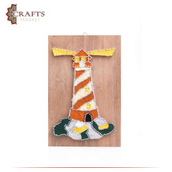 String Art Handmade Multi Color  Beacon Of Hope  Design 