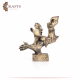Hand Engraved Due-Color Polyester Lover Face Table Decor Hand Engraved Due-Color Polyester Lover Face Table Decor