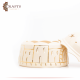 Handmade Ivory Clay Service Pot Mosque Design Handmade Ivory Clay Service Pot Mosque Design