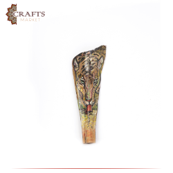  Hand-Painted Multi-Color Wall Hangers In  The Tiger Design