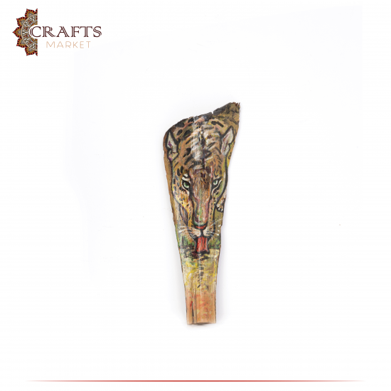 Hand-Painted Multi-Color Wall Hangers In The Tiger Design Hand-Painted Multi-Color Wall Hangers In The Tiger Design