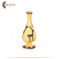 Handmade Due-Color Pottery Table Decor in an Oryx Design