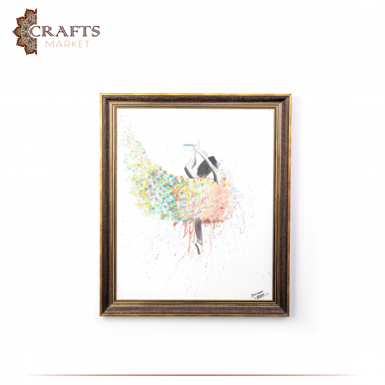 Handmade Drawing Dancer On Strings Hope Design Wall Art Handmade Drawing Dancer On Strings Hope Design Wall Art