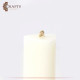 Luxury Triangular Candle with Plate in a Roses Design