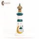Handmade Multi Colored Ceramic Candlestick Holder Mosque Minaret Design Handmade Multi Colored Ceramic Candlestick Holder Mosque Minaret Design