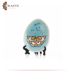 Hand-painted Turquoise Porcelain Home Decor