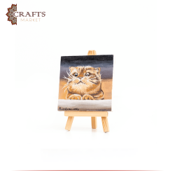 Handmade Multi-Color Desk Decor Cat Design 