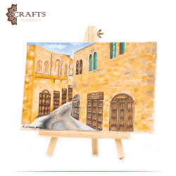 Handmade Multi-Color Painting Desk Decor Hammam Street-Salt City Design