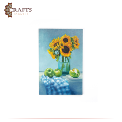 Hand-painted Wall Art Silent Nature, Apples Design