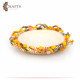 Handcrafted Multi-Color Rounded Plate with a Delicate Design Handcrafted Multi-Color Rounded Plate with a Delicate Design