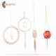 Handmade Due-Color Macrame Wall Hanging Set 4 pcs Handmade Due-Color Macrame Wall Hanging Set 4 pcs