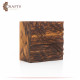 Handmade Due-Color Wooden Box with a Wave Design. Handmade Due-Color Wooden Box with a Wave Design.