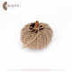 Handmade Beige Wool Crochet Table Decor Pumpkin Design Handmade Beige Wool Crochet Table Decor Pumpkin Design