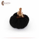 Handmade Black Wool Crochet Table Decor Pumpkin Design Handmade Black Wool Crochet Table Decor Pumpkin Design