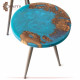 Handmade Woods and Resin Table Set, 3PCs Handmade Woods and Resin Table Set, 3PCs