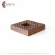 Handmade Walnut Wood Cigar Ashtray with a Modern Design Handmade Walnut Wood Cigar Ashtray with a Modern Design