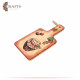Wooden kitchen wall hanging decorated with decoupage art, Cherry design Wooden kitchen wall hanging decorated with decoupage art, Cherry design