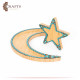 Wooden Serving Dish Set with a Crescent & Star Design, 2PCs Wooden Serving Dish Set with a Crescent & Star Design, 2PCs