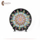 Hand-painted Porcelain Plate, Table Decor, Mandala design Hand-painted Porcelain Plate, Table Decor, Mandala design
