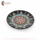 Hand-painted Porcelain Plate, Table Decor, Mandala design Hand-painted Porcelain Plate, Table Decor, Mandala design