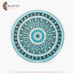 Hand-painted Acrylic Wall Art Blue Eye Design