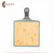 Hand-decorated Bamboo Wood Serving Board Mandala Design Hand-decorated Bamboo Wood Serving Board Mandala Design