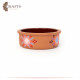Hand-decorated Large Pottery Dish with a Mandala design. Hand-decorated Large Pottery Dish with a Mandala design.