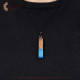 Handmade Duo-Color Epoxy & Natural Olive Wood Pendant Handmade Duo-Color Epoxy & Natural Olive Wood Pendant