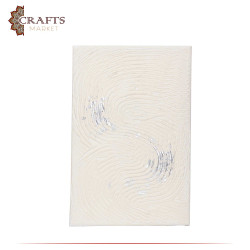 Hand-Painted Wall Art in the Ripple  Design
