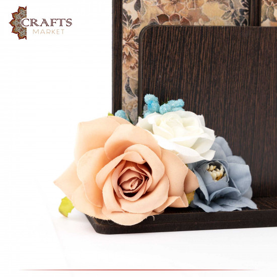 Handcrafted Wooden Shield Table Decor with a Quranic Verse Design Handcrafted Wooden Shield Table Decor with a Quranic Verse Design