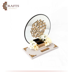 Handcrafted Engagement Ring Platter with Mirror