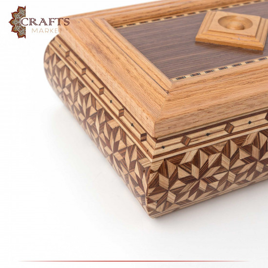 Handmade Wooden Box in an Andalusian Design Handmade Wooden Box in an Andalusian Design