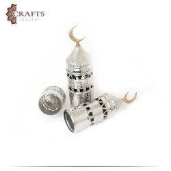 Handmade Aluminum Home Decor Set, Minaret Design, 3 PCs