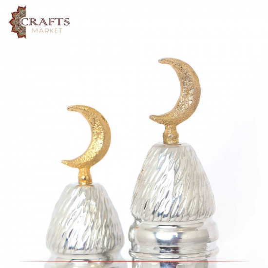 Handmade Aluminum Desk Decor Set, Minaret Design, 2 PCs Handmade Aluminum Desk Decor Set, Minaret Design, 2 PCs