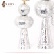 Handmade Aluminum Home Decor Set, Circular Minarets Design, 3 PCs