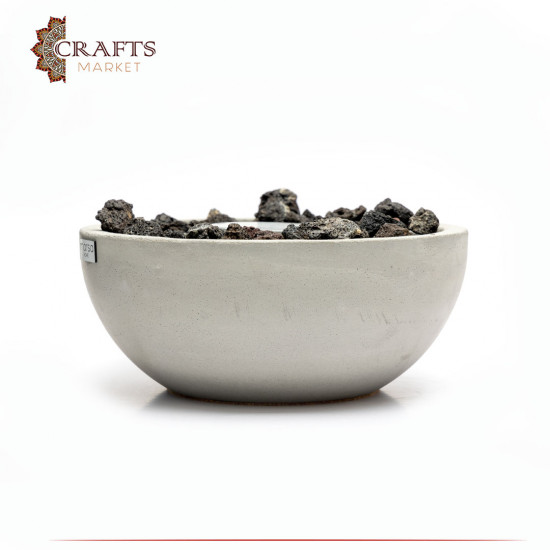 Handmade Tabletop Concrete Fire Pit Bowl Handmade Tabletop Concrete Fire Pit Bowl