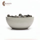 Handmade Tabletop Concrete Fire Pit Bowl Handmade Tabletop Concrete Fire Pit Bowl