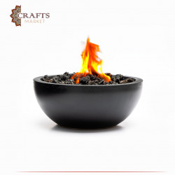 Handmade Tabletop Concrete Fire Pit Bowl