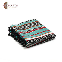 Cotton Ball Decorated Tablecloth