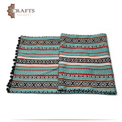 Cotton Ball Decorated Tablecloth