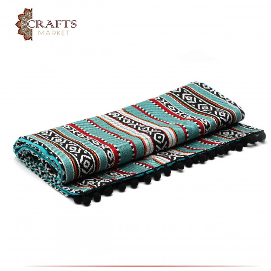 Cotton Ball Decorated Tablecloth Cotton Ball Decorated Tablecloth