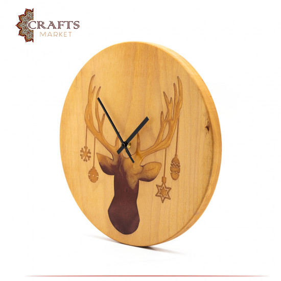 Decorative Wall Clock Deer Design