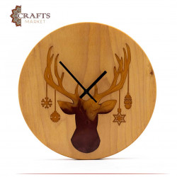 Decorative Wall Clock Deer Design
