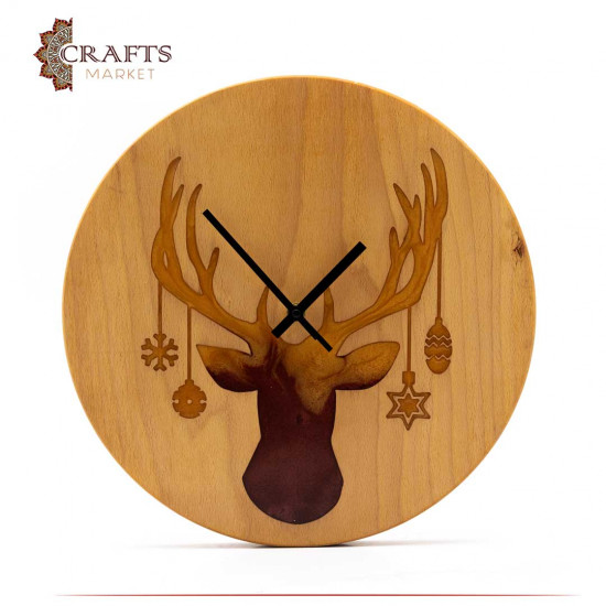 Decorative Wall Clock Deer Design