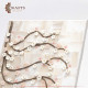 Decorative panel of roses with ceramic paste