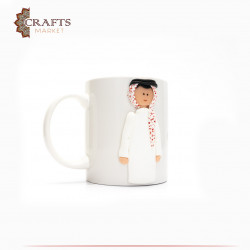 Ceramic Man Dress Mug A SHEMAGH AND A KUFFIYEH
