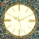 Handcrafted Multi Color Wooden Wall Clock Handcrafted Multi Color Wooden Wall Clock